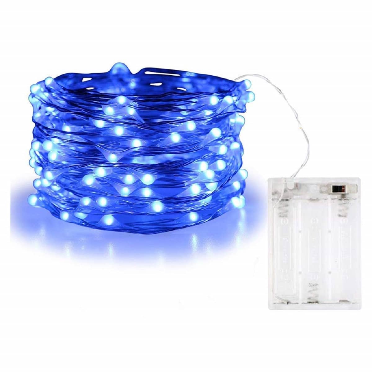 MIRADH Purple 3Mtr 30 Led- 2 Mode Still & Blink String Lights - Pack of 1