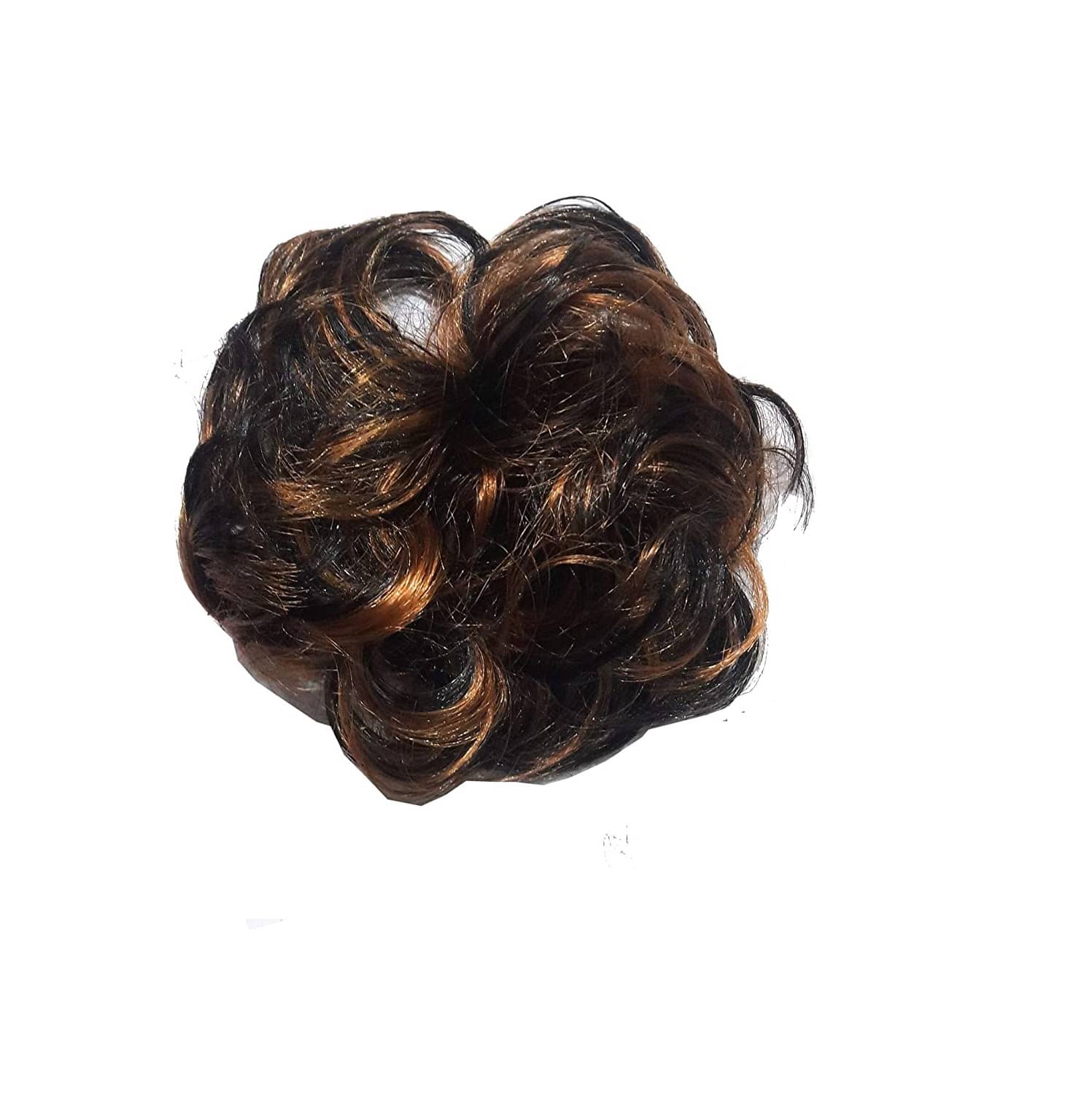     			VSAKSH Wavy Hair Wig Brown & Copper Highlighted