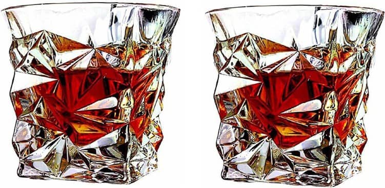 Afast Whisky  Glasses Set,  250 ML - (Pack Of 2)