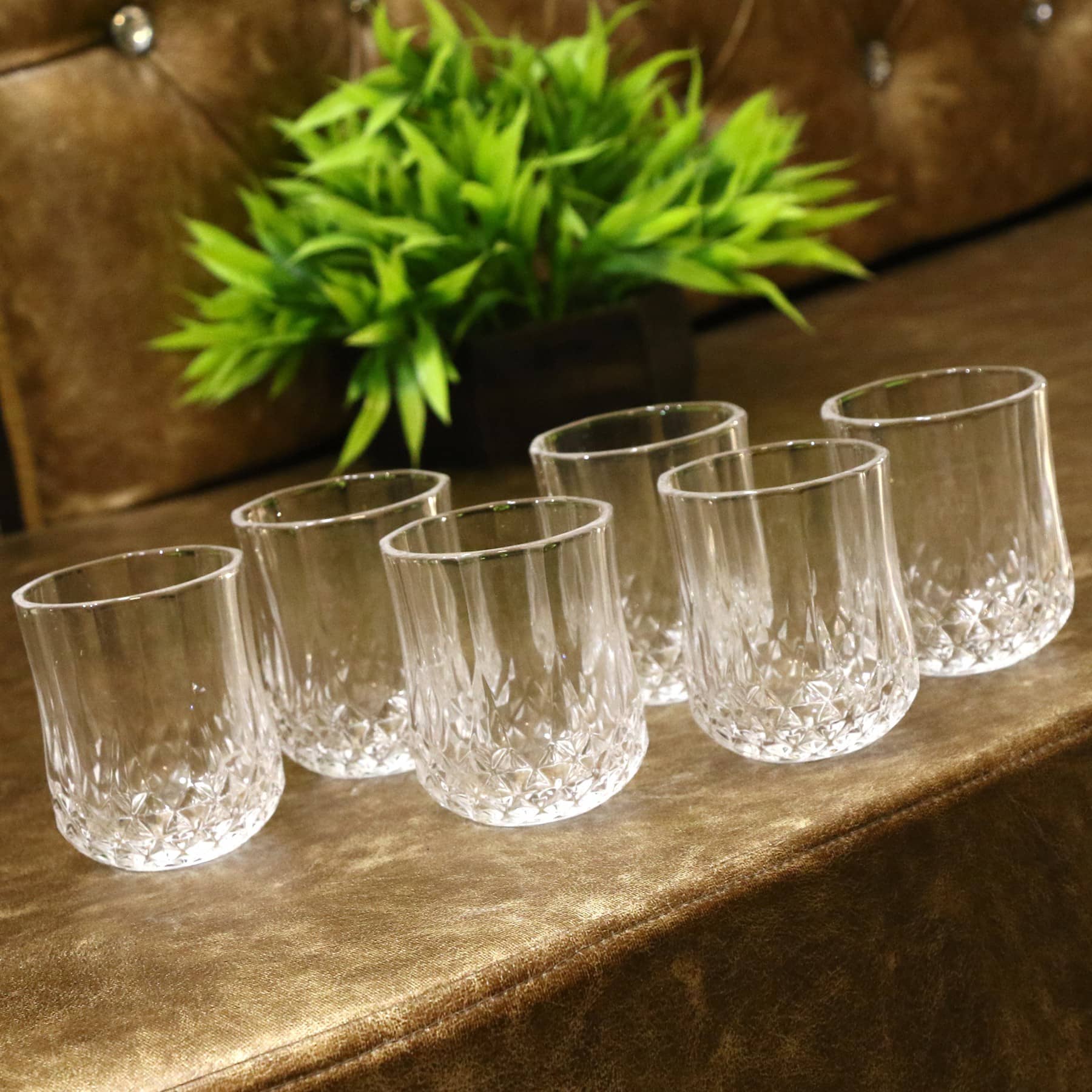 Afast Water/Juice  Glasses Set,  200 ML - (Pack Of 6)