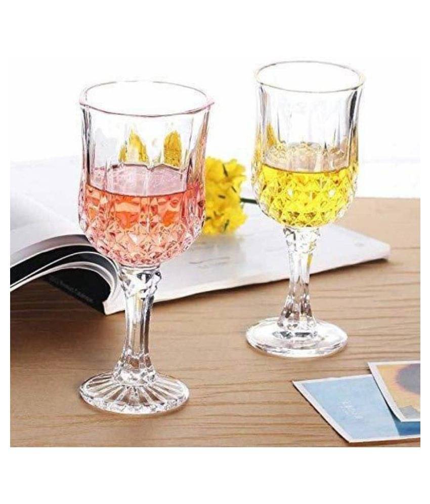     			Afast Wine  Glasses Set,  100 ML - (Pack Of 2)