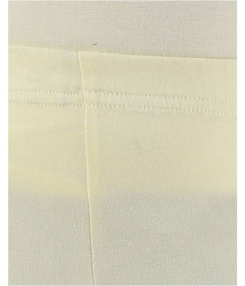 Kids Cave Pack of 1 Girls Cotton Blend Leggings ( Beige )