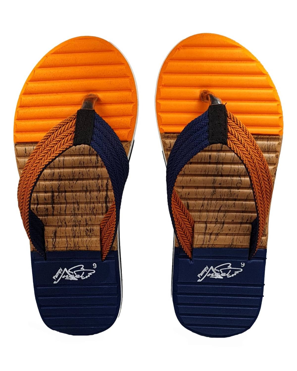     			Pampy Angel Orange Slide Flip flop