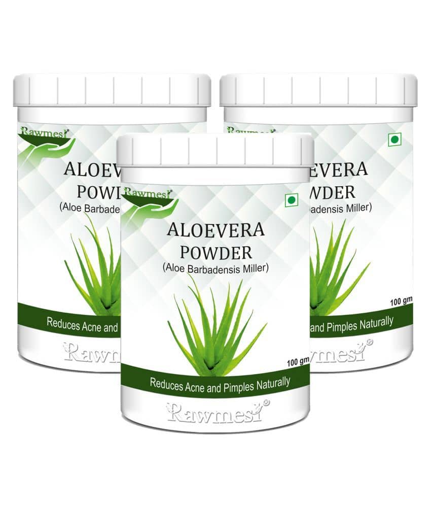 rawmest Aloevera Powder Hair Scalp Treatment 300 g Pack of 3