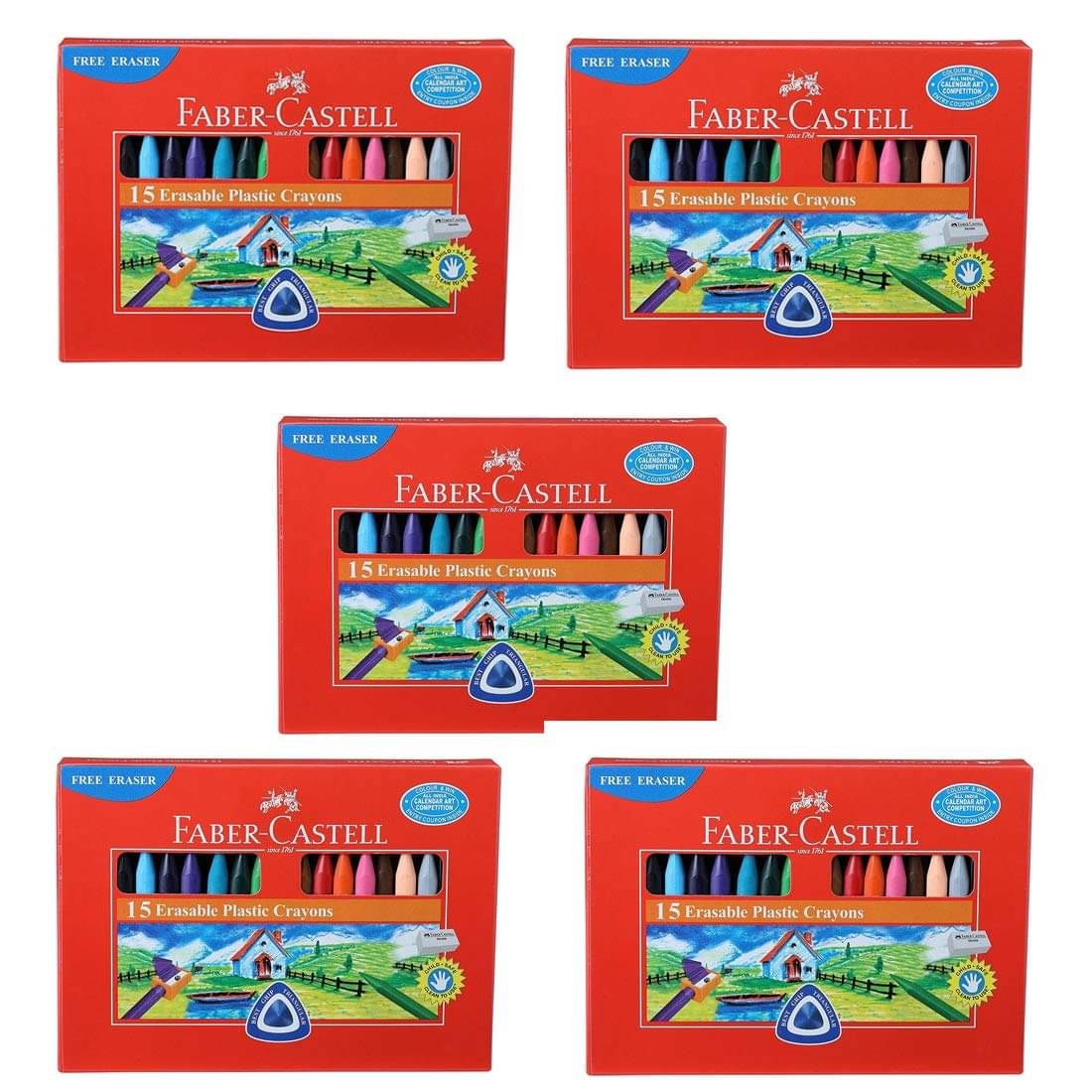     			Faber Castell - Other PLASTIC CRAYON (Pack of 6)