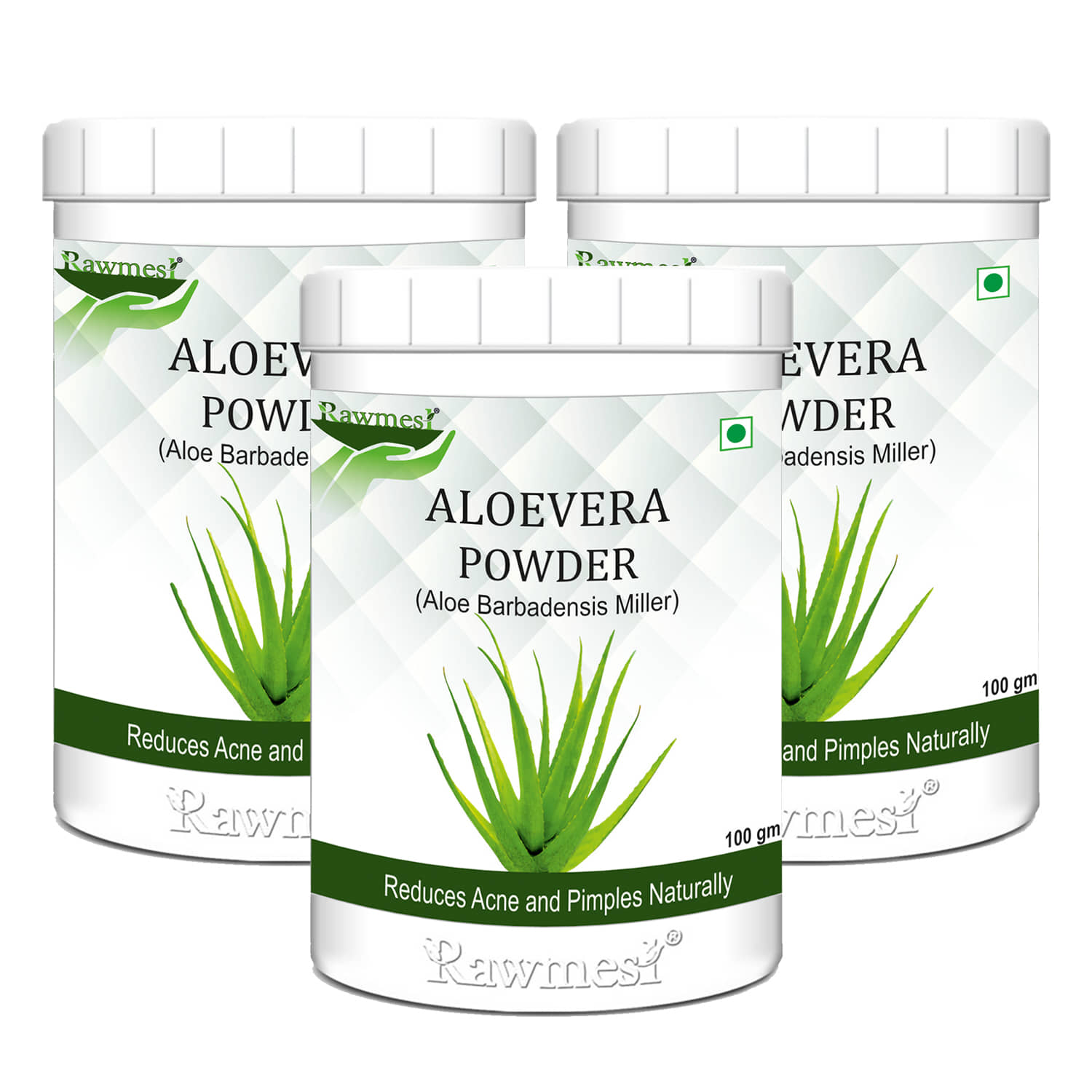 rawmest Aloevera Powder 300 gm Pack of 3