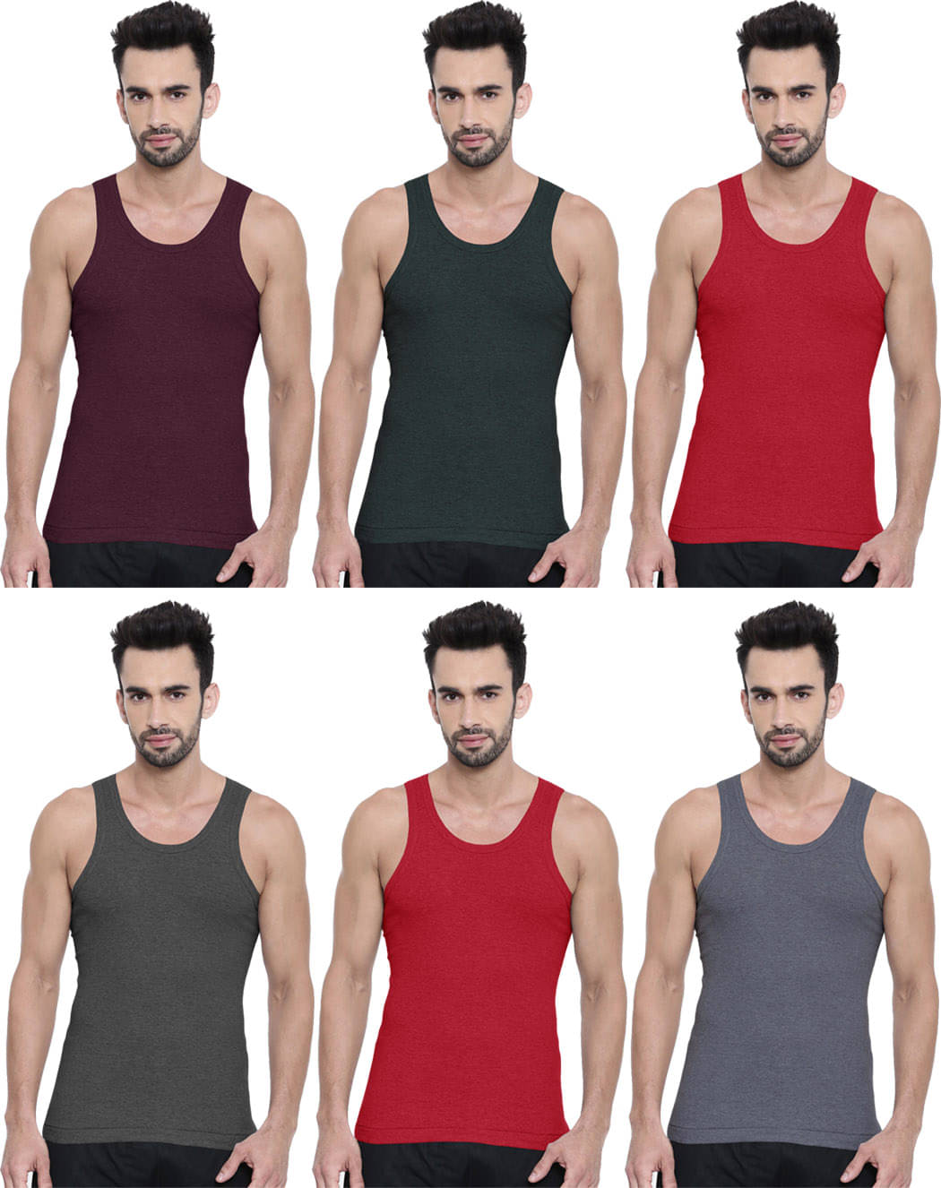    			Dixcy Scott Multi Sleeveless Vests Pack of 6