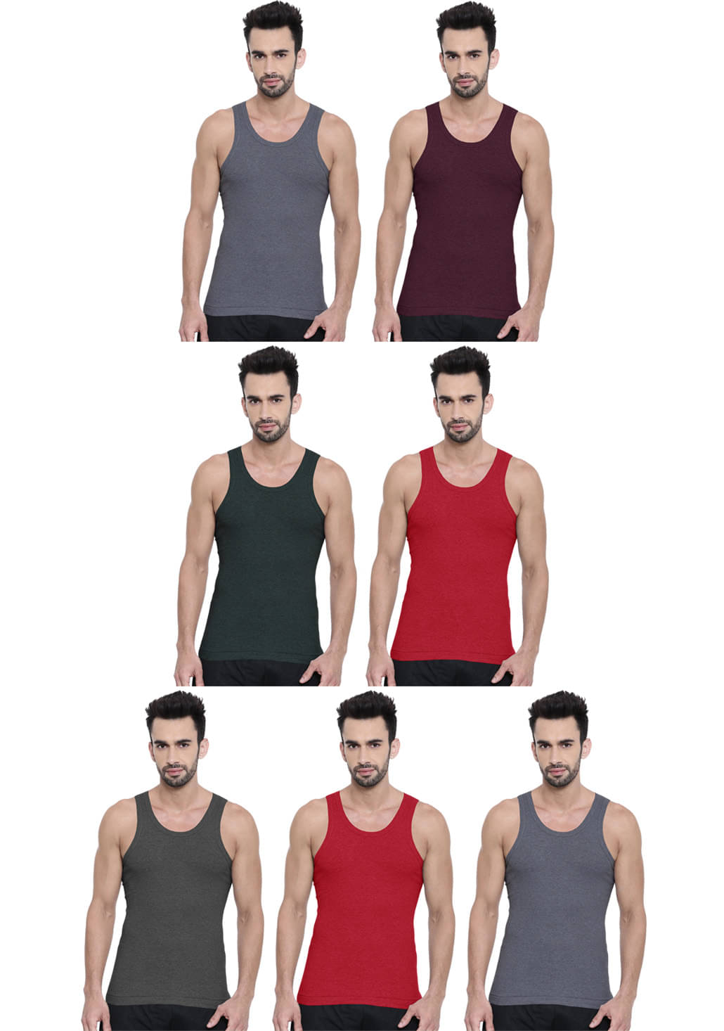 Dixcy Scott Multi Sleeveless Vests Pack of 7 Dixcy Scott Multi Sleeveless Vests Pack of 7