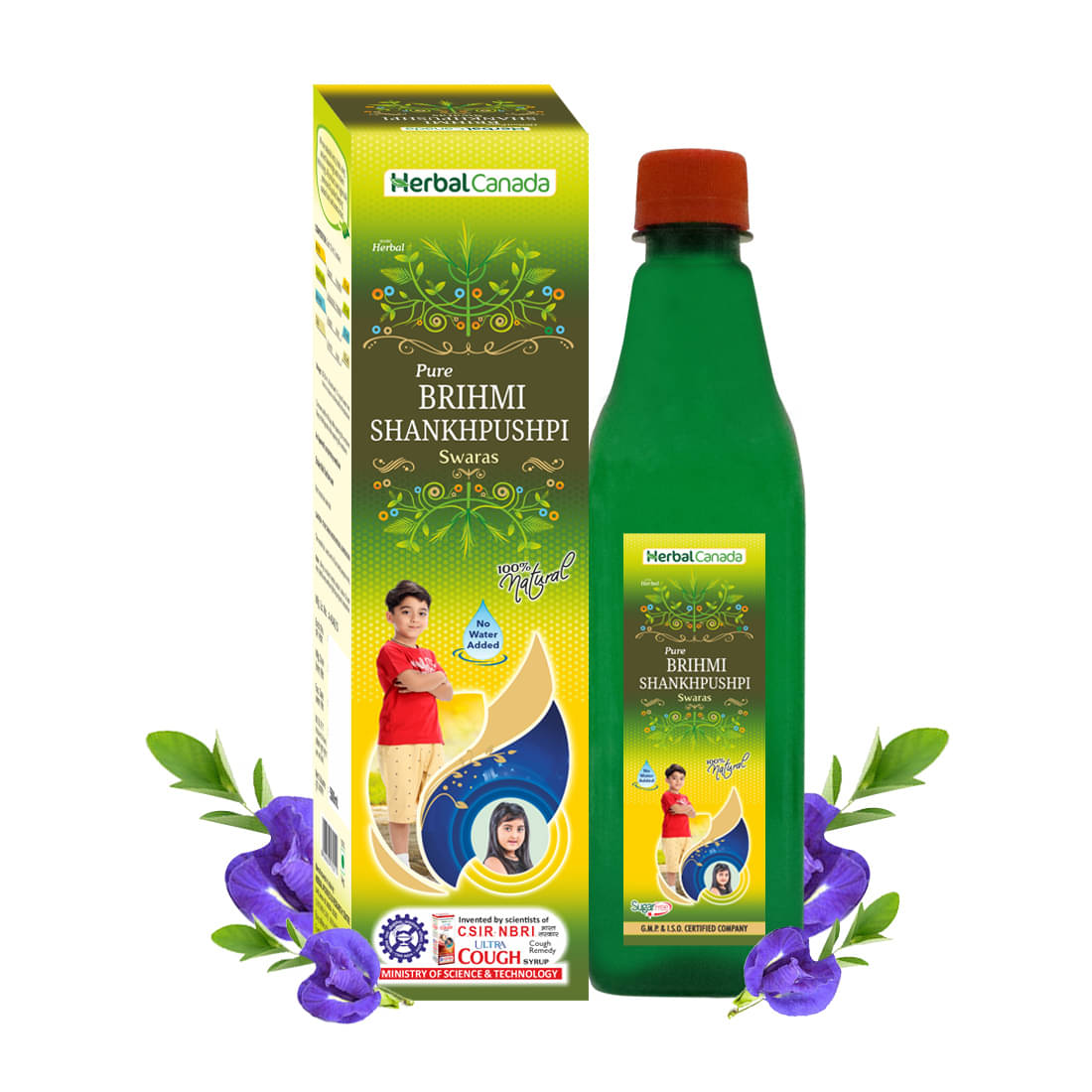 Herbal Canada Brihmi Shankh Pushpi Liquid 500 Ml Pack of 1 Herbal Canada Brihmi Shankh Pushpi Liquid 500 Ml Pack of 1