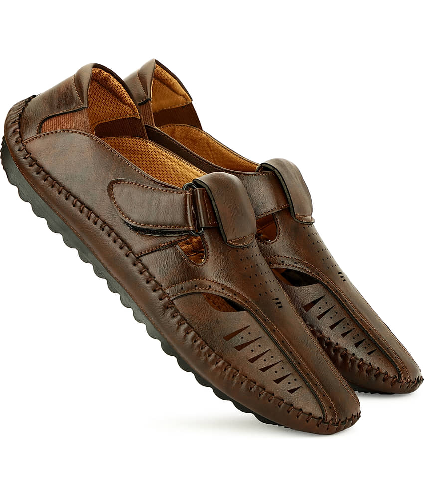 Puma Java III Ind Brown Slippers1