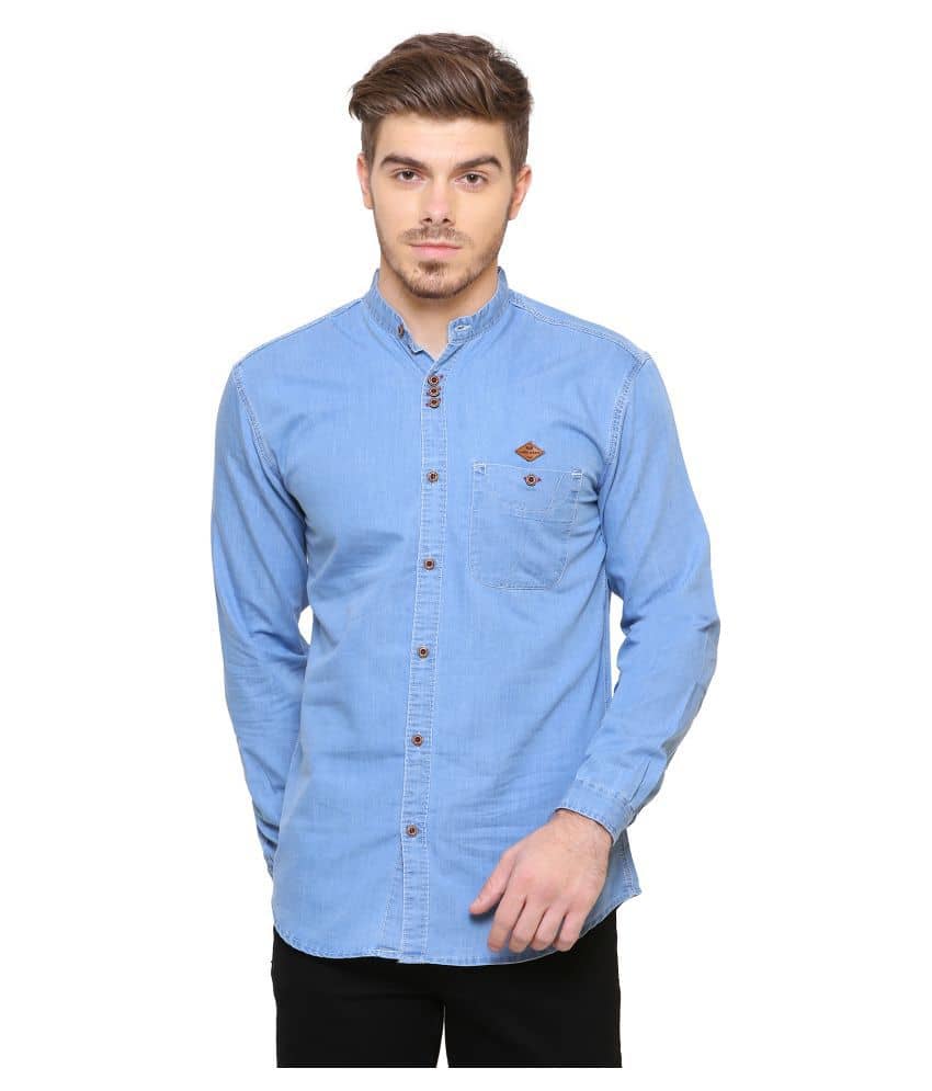 Kuons Avenue Denim Blue Shirt