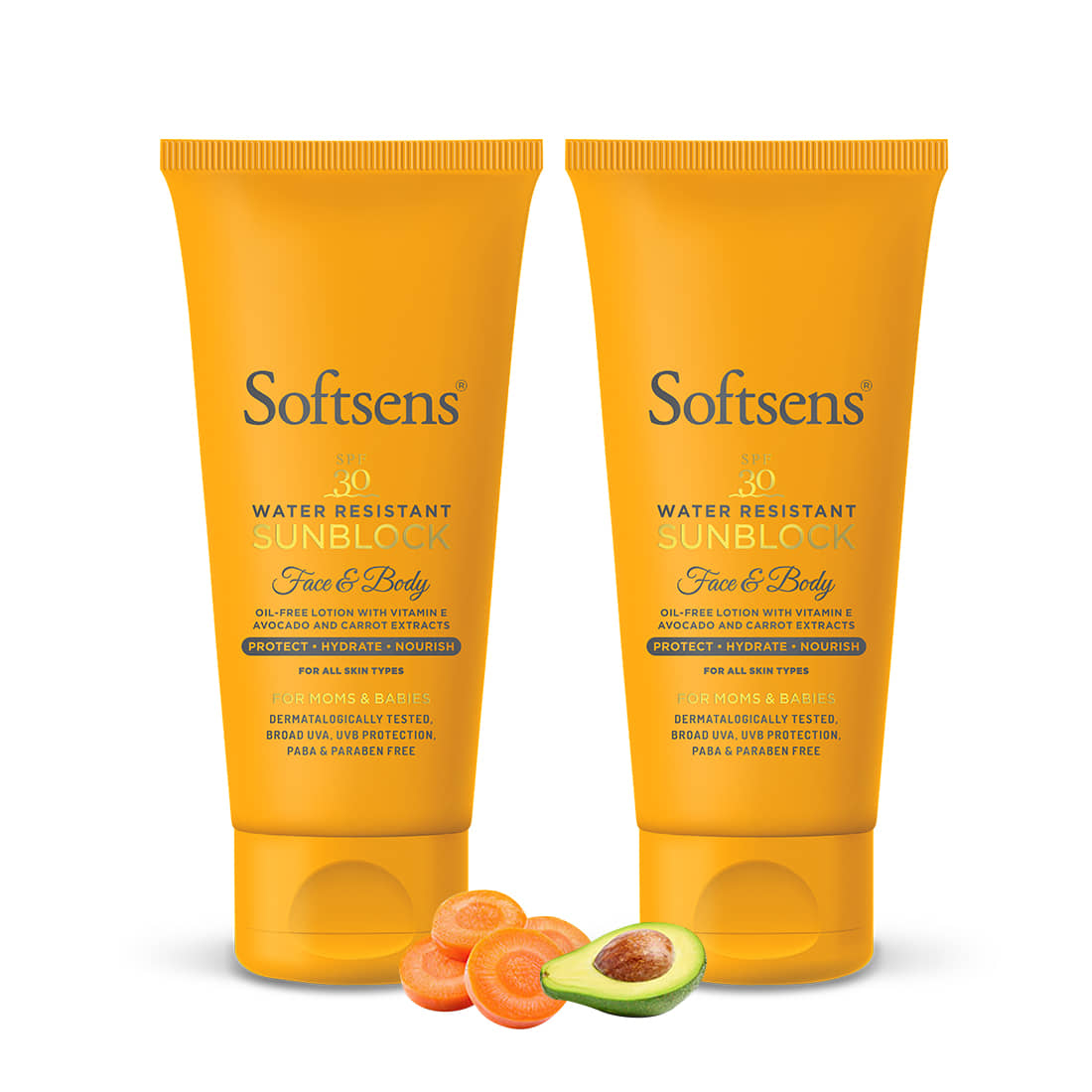 Softsens Sunblock Spf 30 Lotion | For Babies & Parents | 50g (Pack of 2)