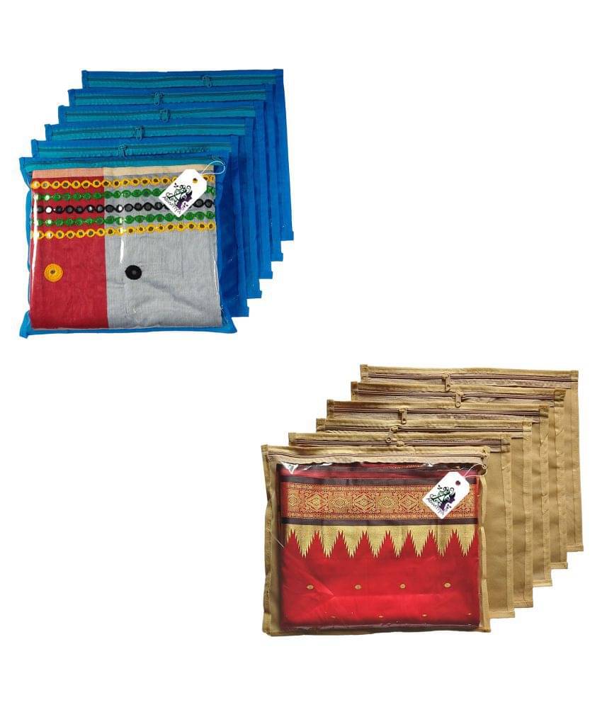     			ADWITIYA Multi Saree Covers - 12 Pcs