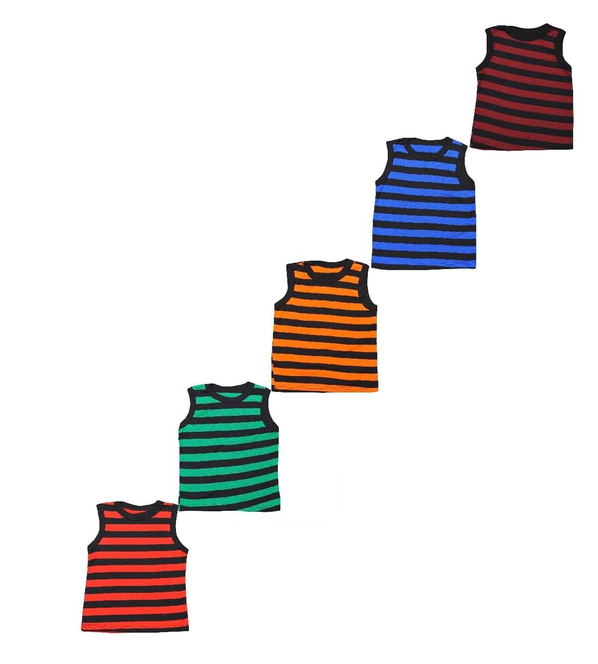     			Girls vest Pure Cotton  (Multicolor, Pack of 5)