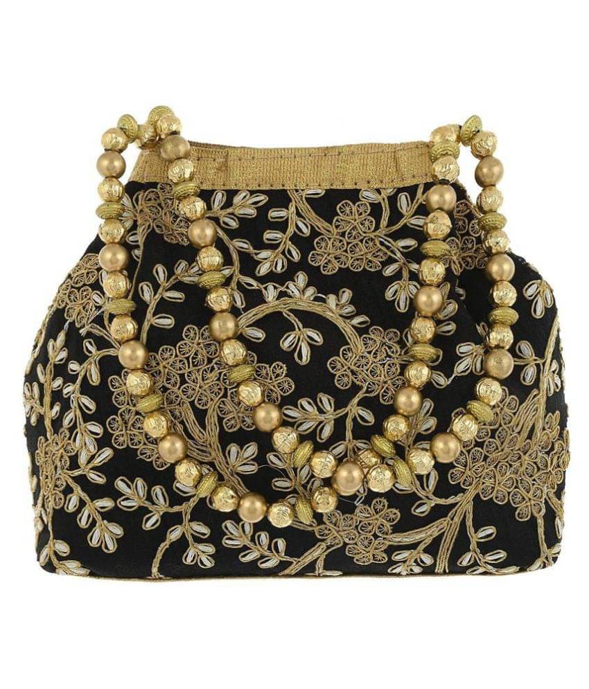     			Raj Black Silk Handheld