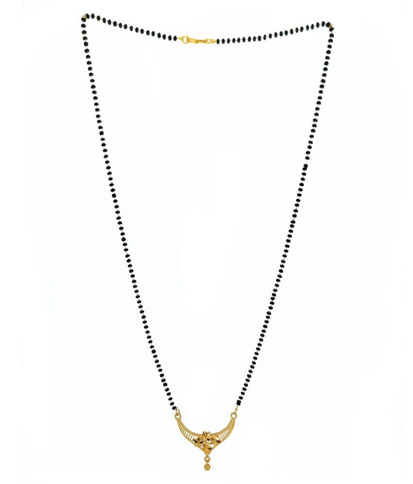 shankhraj mall - Golden Mangalsutra ( Pack of 1 )
