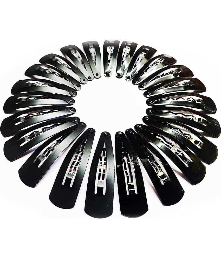 VSAKSH Women's Black Metal Hair Clips (Pack of 12) - Jewellery Sets | Buy online on ZillyBuy