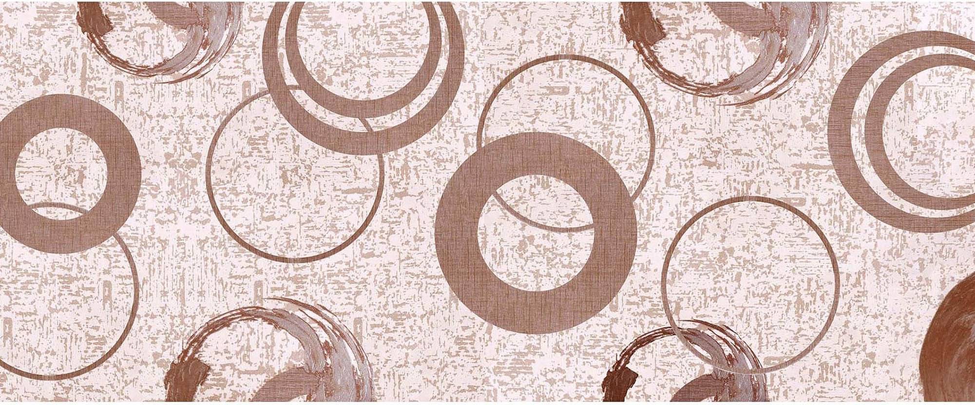     			WallDesign Circles Decorative Texture - 8 cm W x 610 cm L Abstract Sticker ( 610 x 8 cms )
