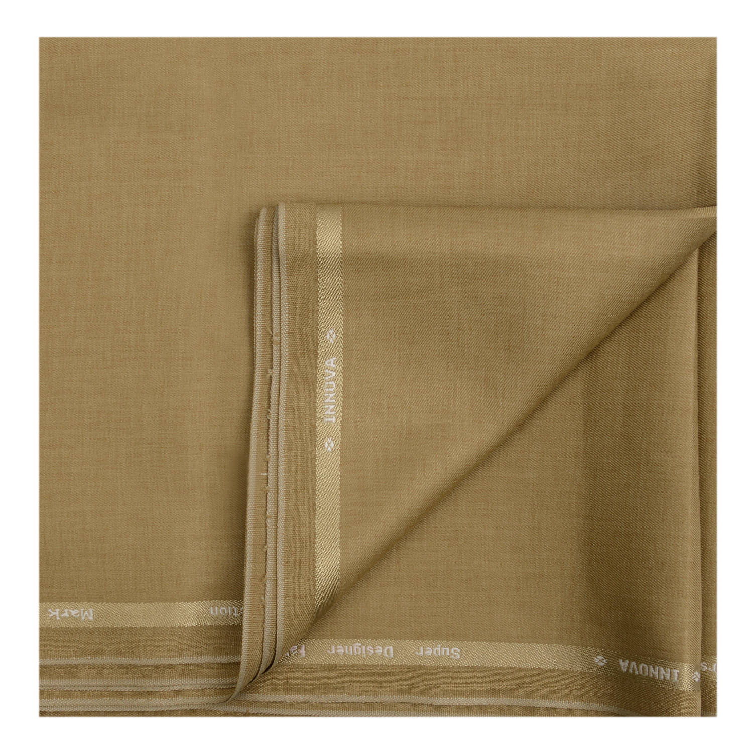Maharaja Brown Poly Blend Unstitched Suit Piece - Unstitched Fabrics | Buy online on ZillyBuy