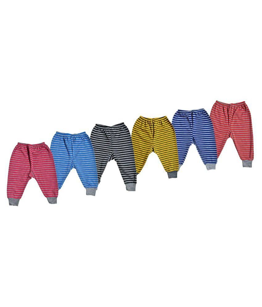 HF LUMEN Pack of 6 Baby Girls Woollen Pyjama ( Multi Color ) - Track Pants | Buy online on ZillyBuy
