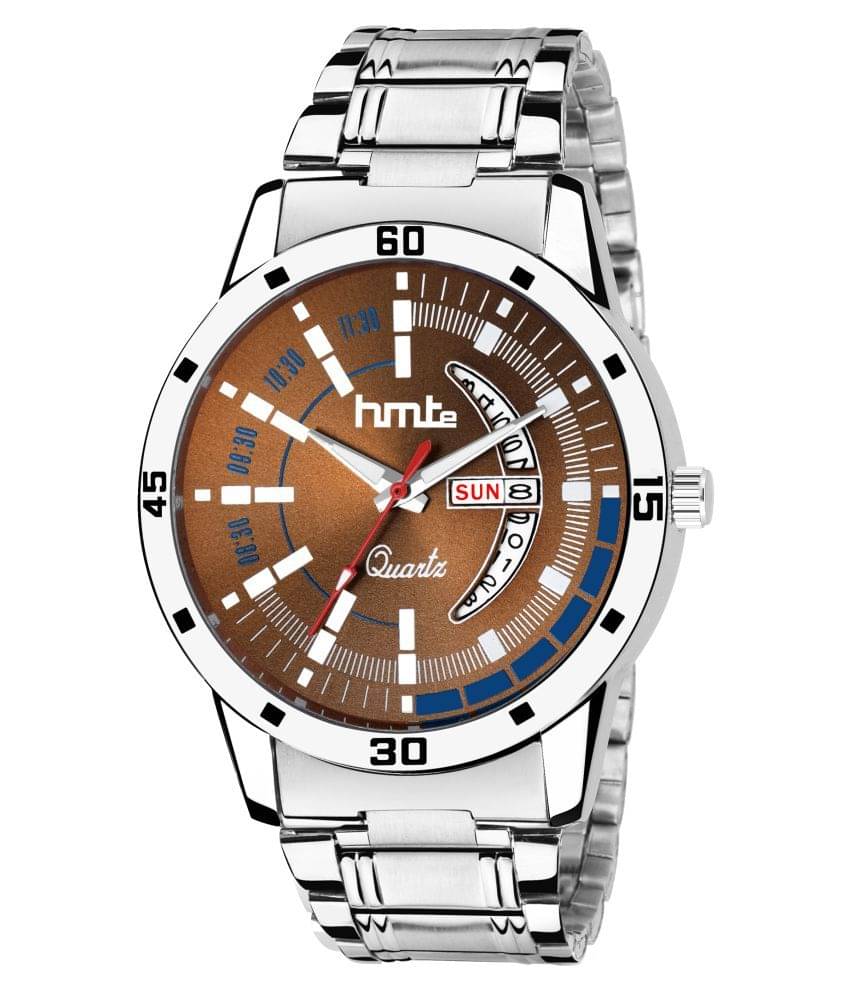     			HMTe - Silver Metal Analog Men's Watch