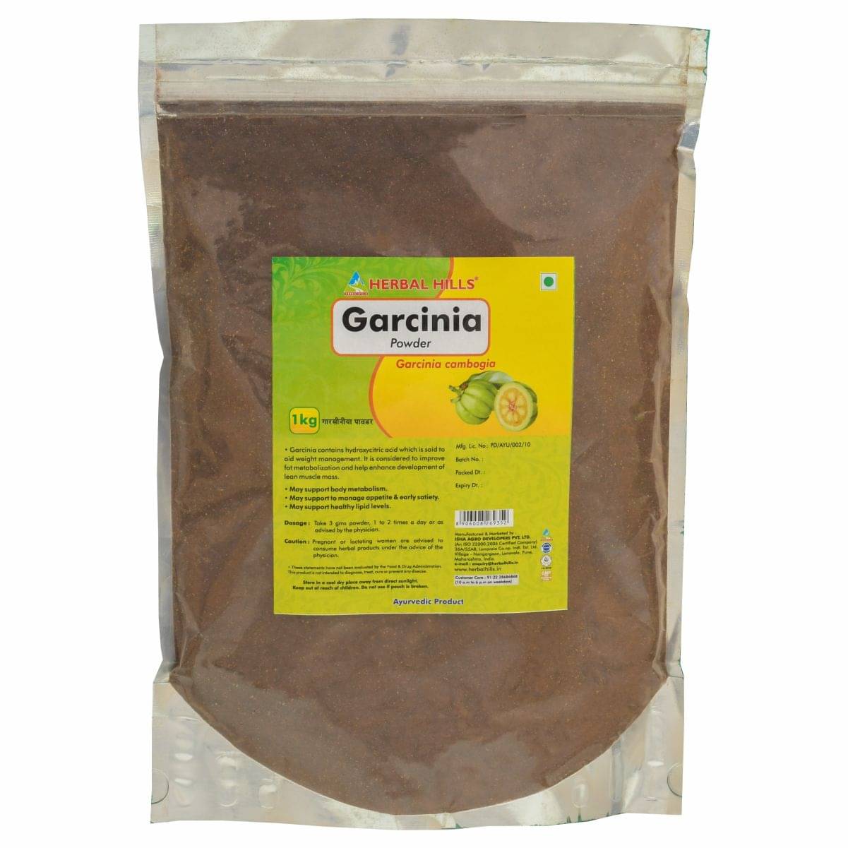     			Herbal Hills Garcinia Cambogia - Vrikshamla Powder 1 Kg Pack of 1