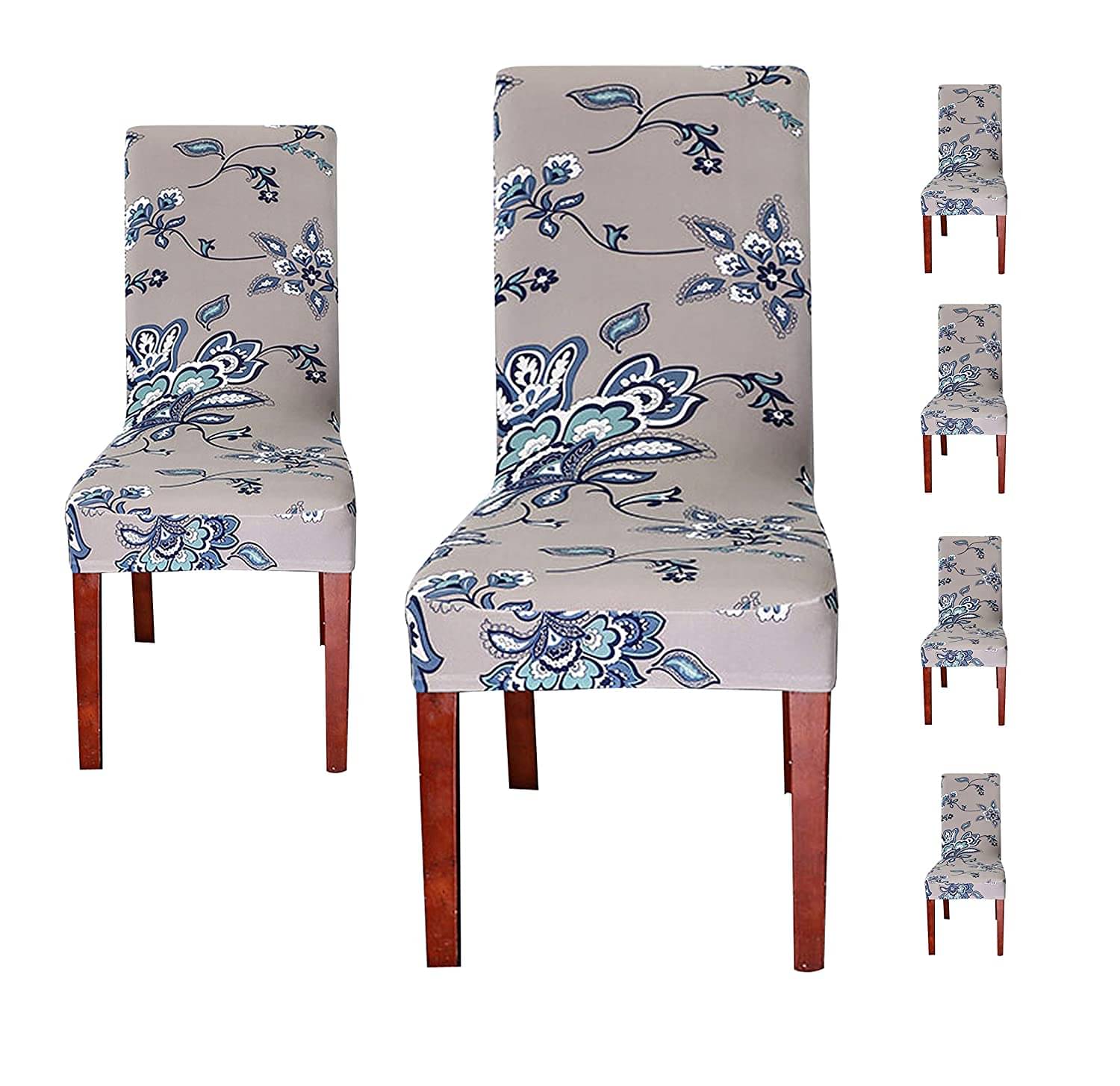     			House Of Quirk 1 Seater Polyester Set of 6 Sofa Cover Set