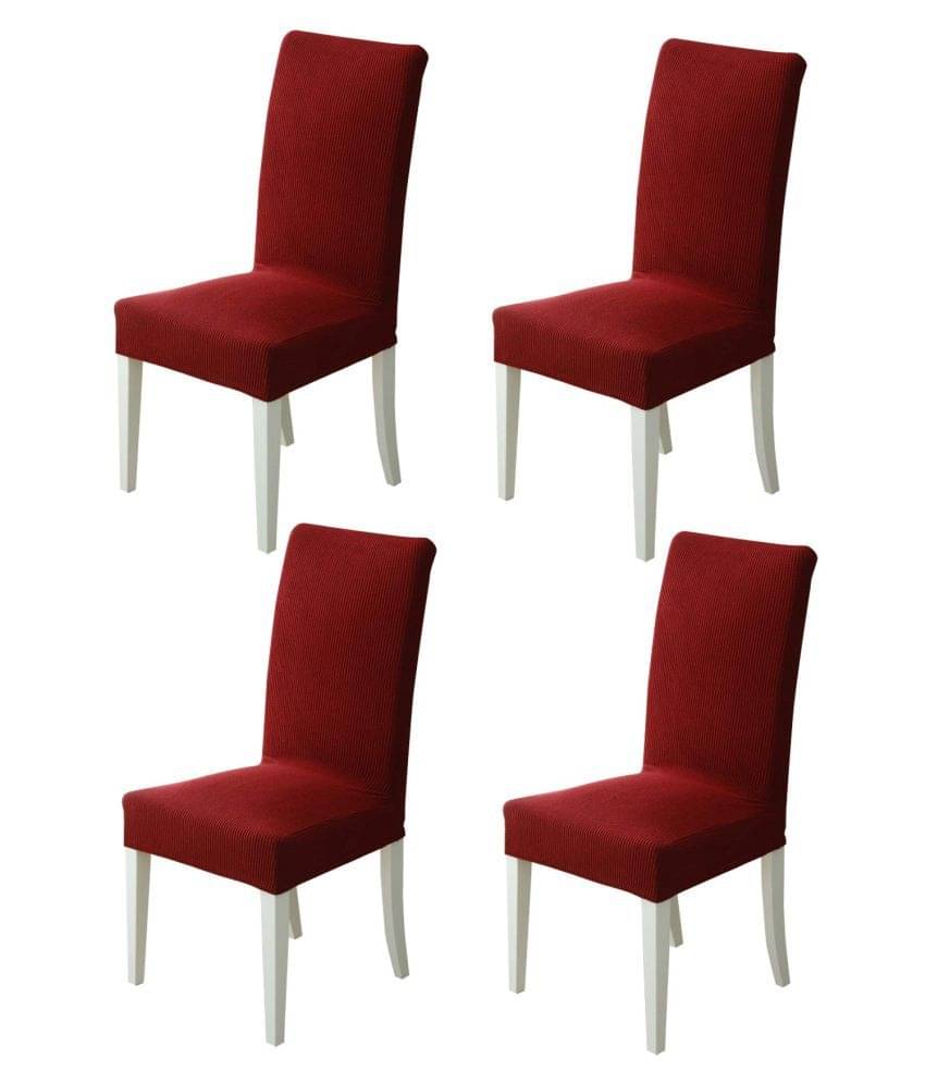 House Of Quirk 1 Seater Polyester Set of 4 Sofa Cover Set House Of Quirk 1 Seater Polyester Set of 4 Sofa Cover Set