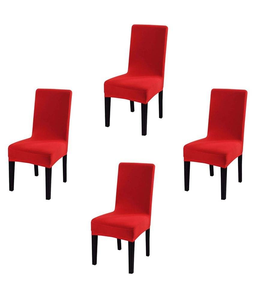 House Of Quirk 1 Seater Polyester Set of 4 Sofa Cover Set     			House Of Quirk 1 Seater Polyester Set of 4 Sofa Cover Set