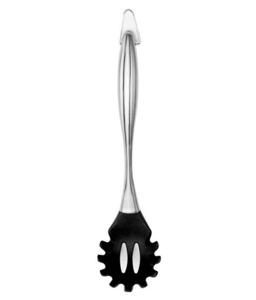     			Baskety Black Steel Wok Spatula ( Pack of 1 )