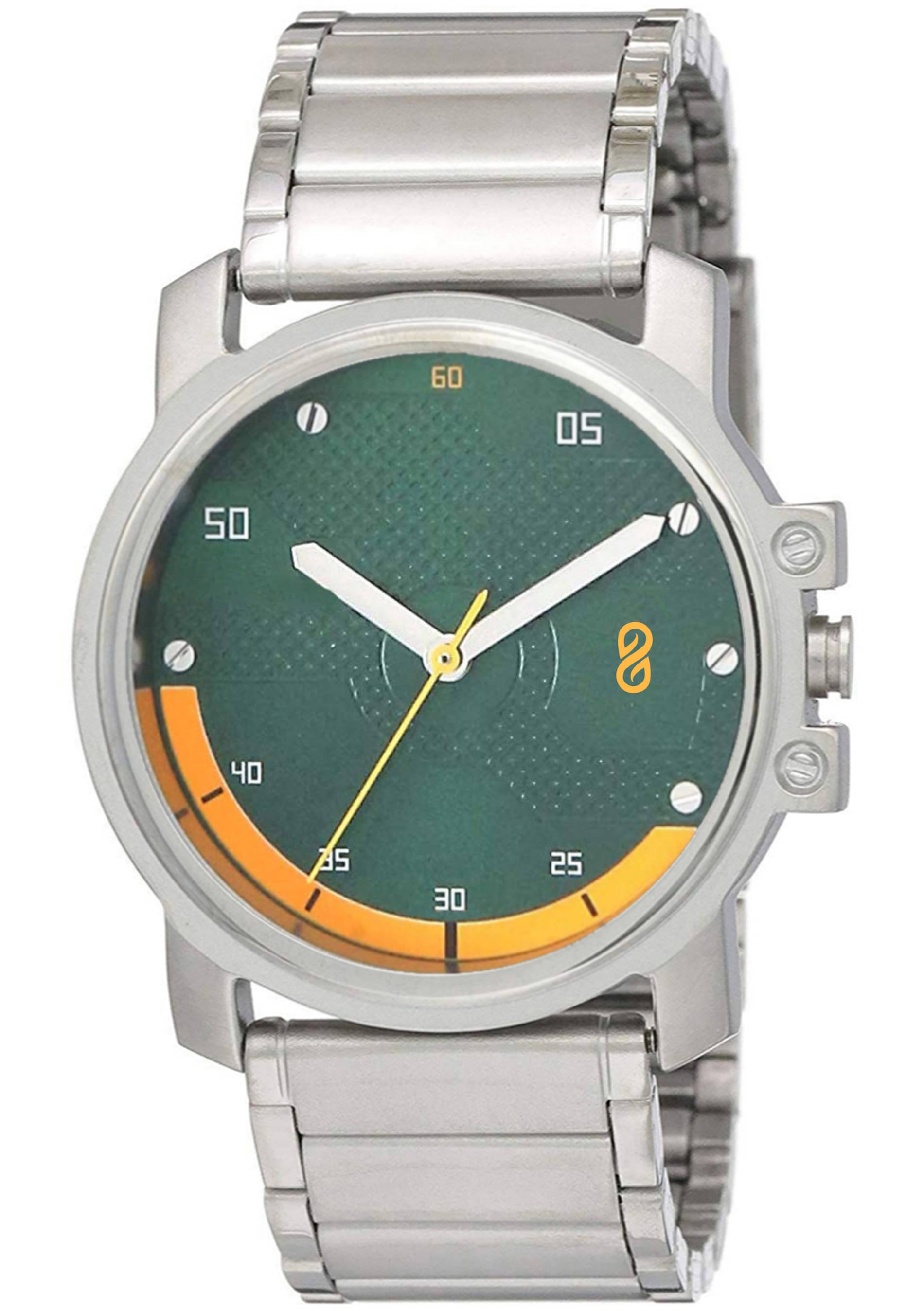     			DIGITRACK - Silver Stainless Steel Analog Men's Watch