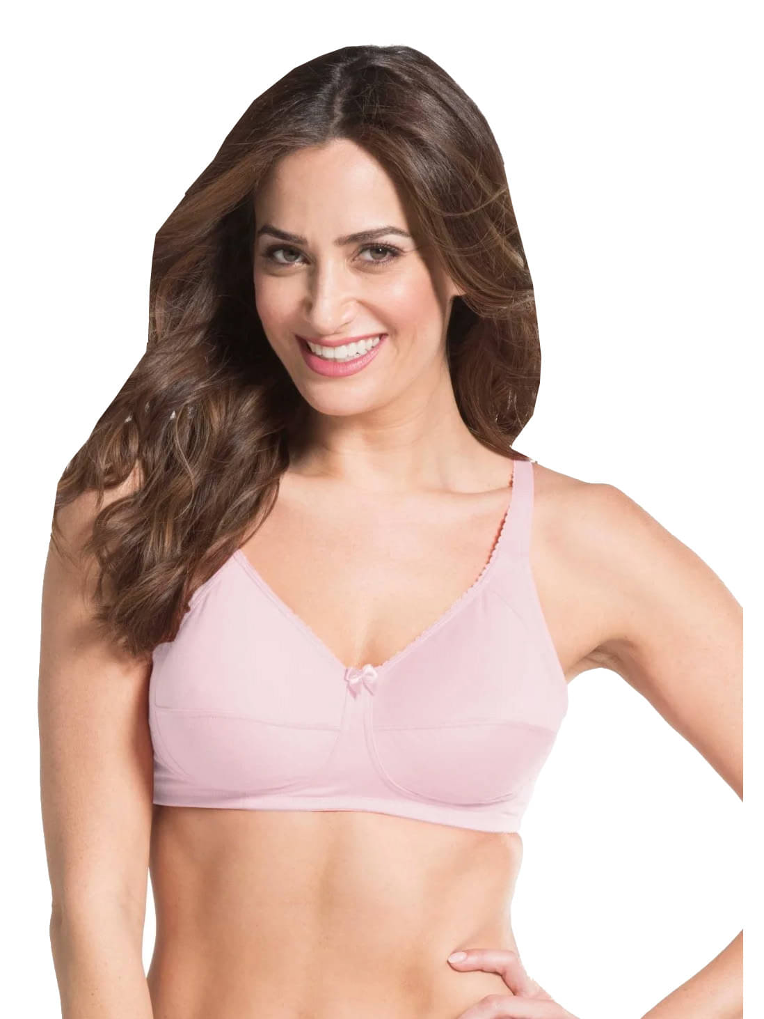     			Jockey Cotton Lycra T-Shirt Bra - Pink