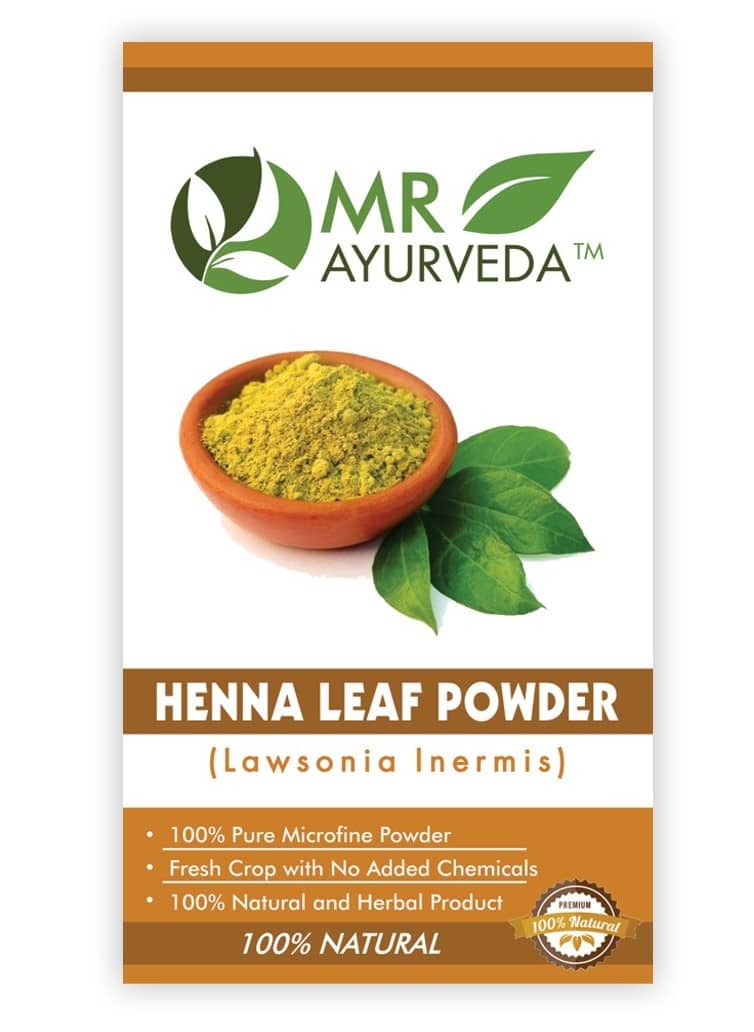 MR Ayurveda 100% Pure Henna Powder Organic Henna 100 g