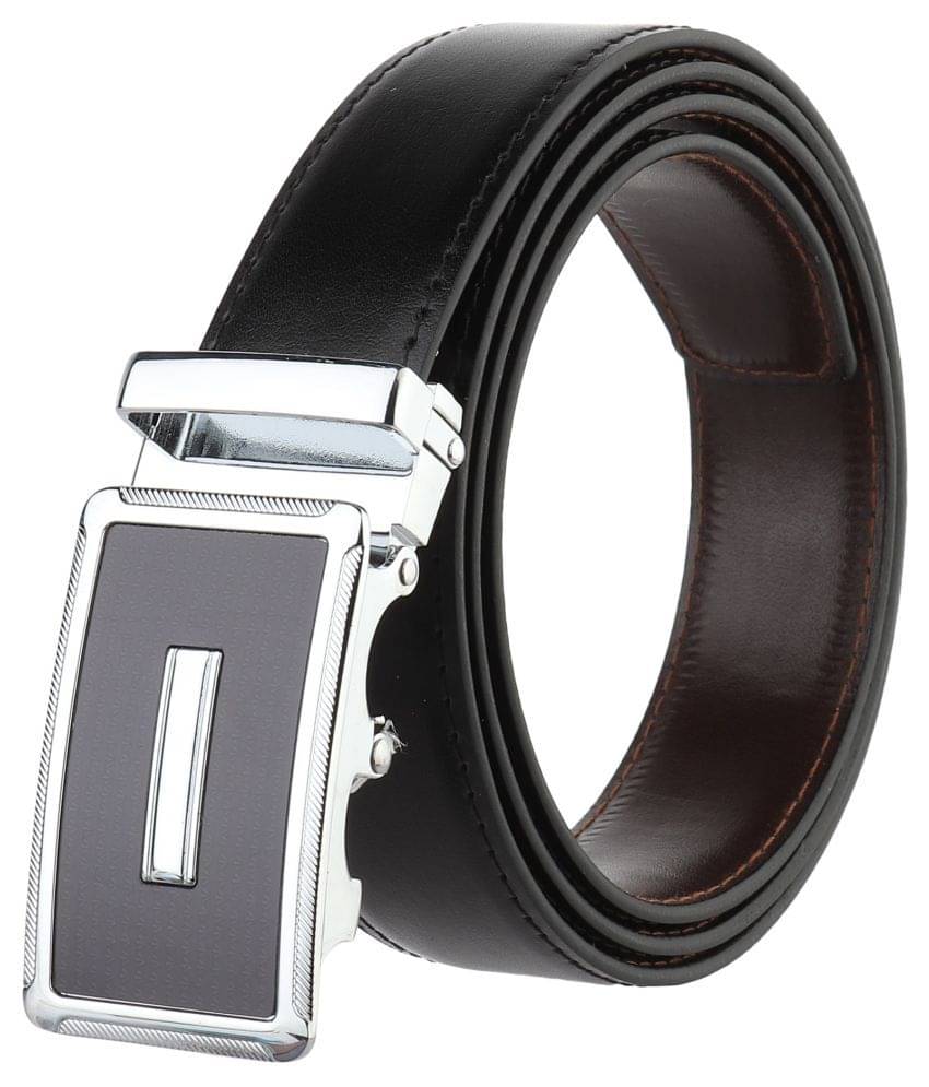     			Zoro Black PU Formal Belt