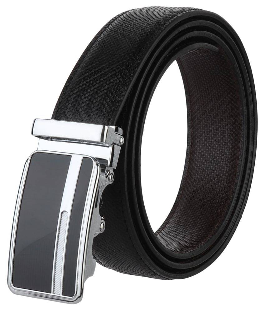     			Zoro Black PU Formal Belt