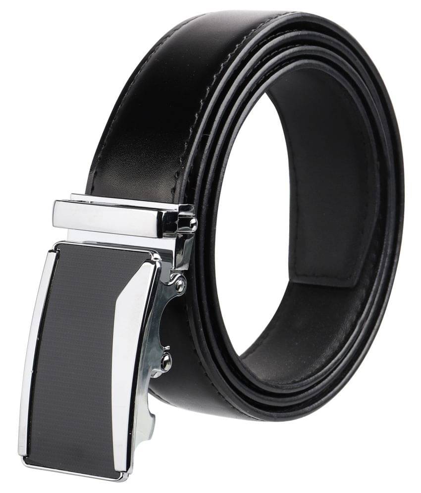     			Zoro Black PU Formal Belt