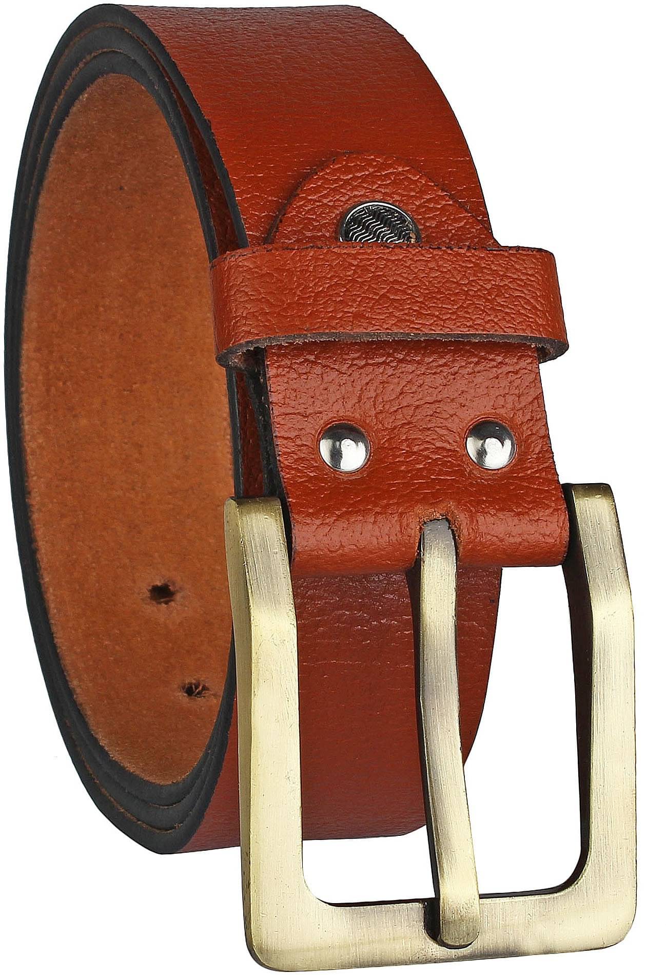     			Zoro Tan Leather Formal Belt