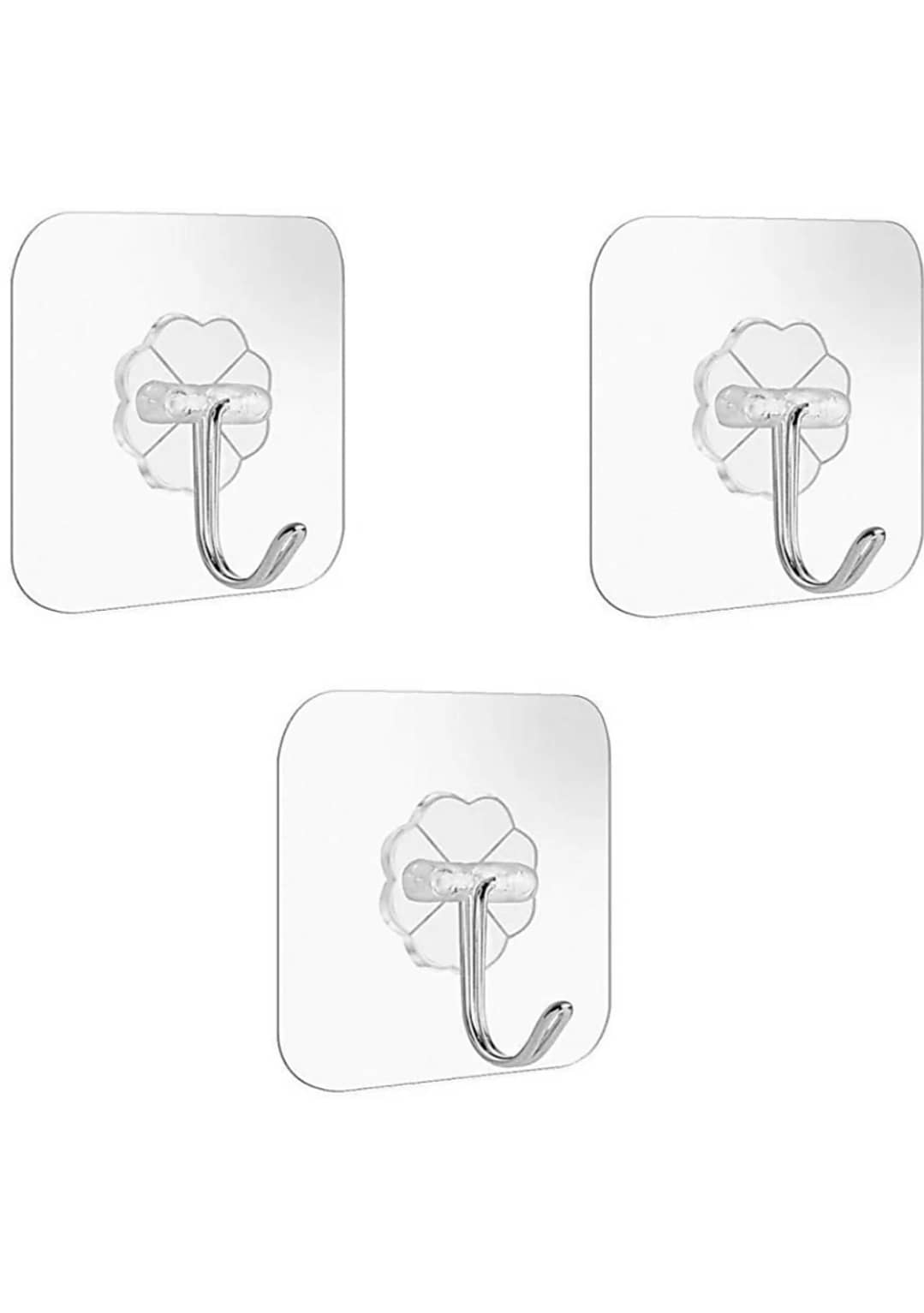 Wall Self Adhesive Hook for Kitchen and Bathroom ( Pack of 3 )