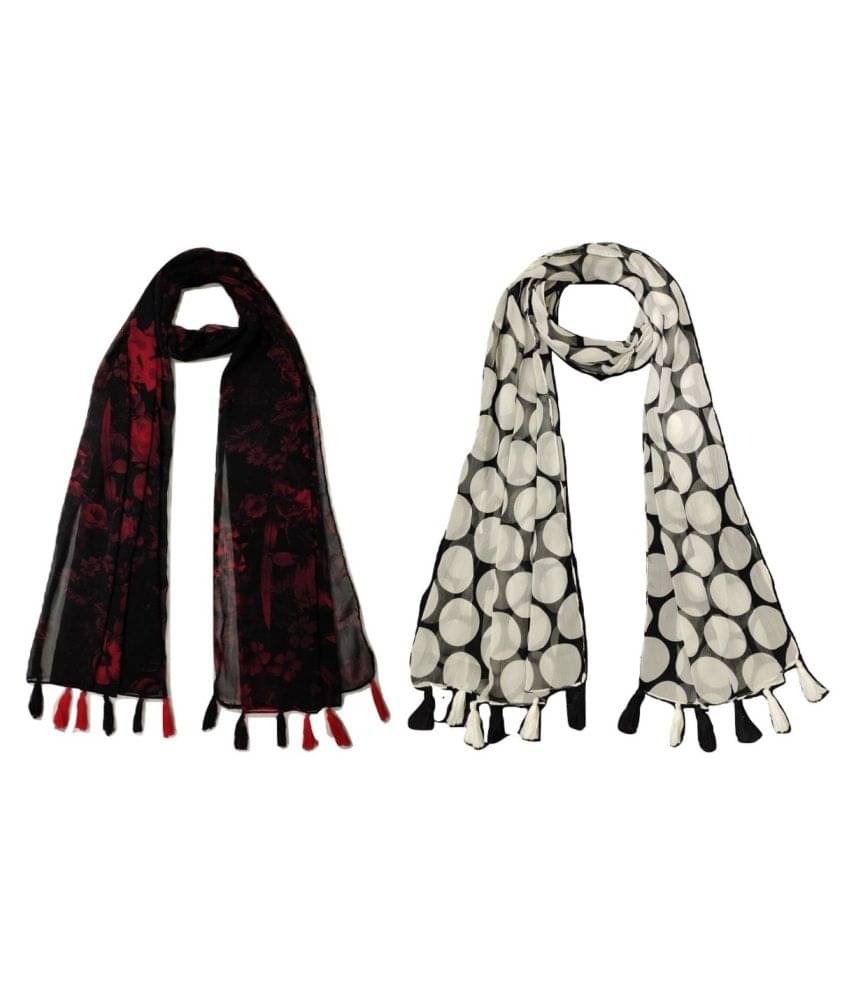 stolevilla Multi Printed Poly Cotton Yarn Stoles stolevilla Multi Printed Poly Cotton Yarn Stoles