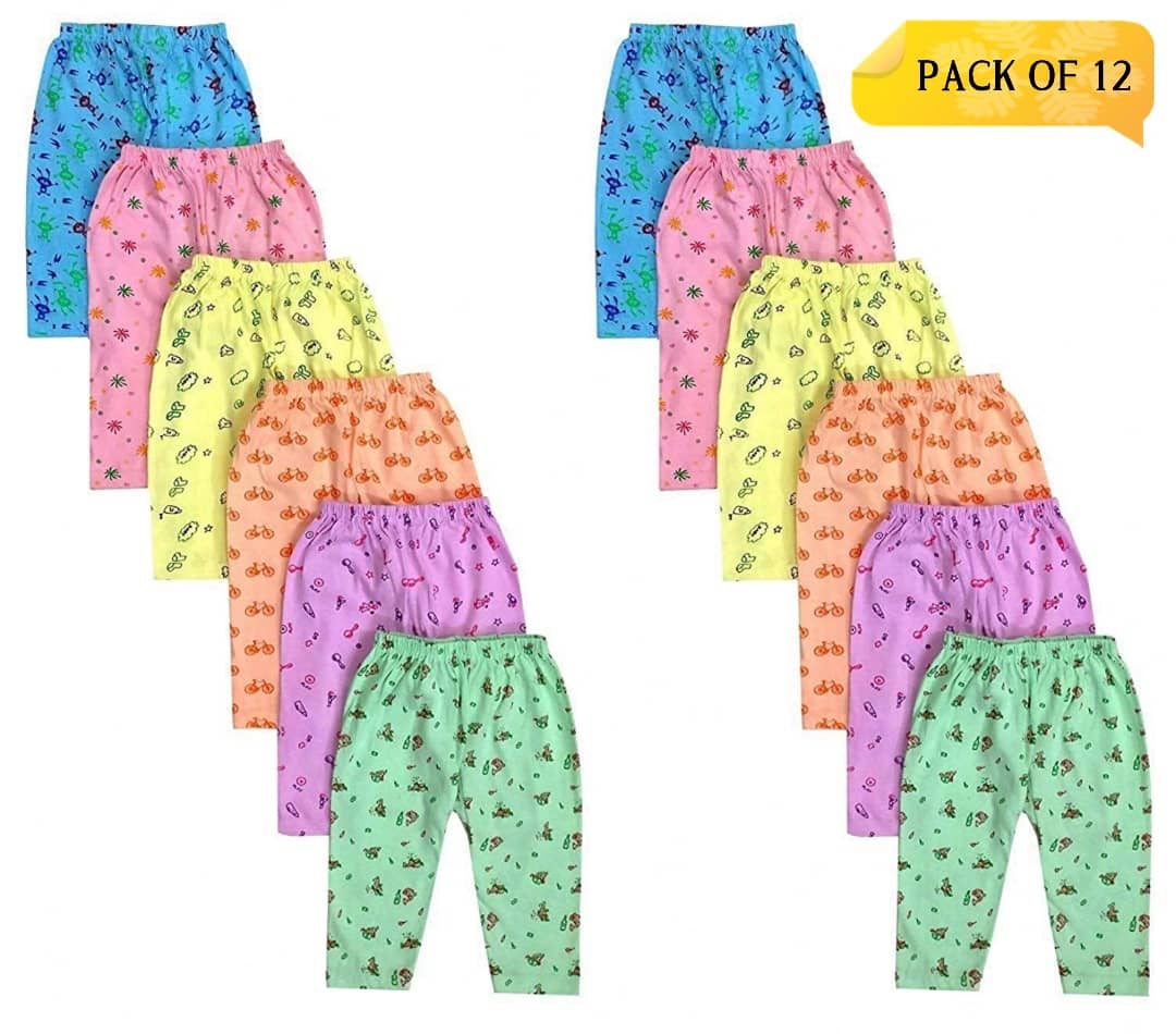 DAYAKU Pack of 12 Girls Cotton Blend Pyjama ( Multicolor ) - Kurtas & Kurta Sets | Buy online on ZillyBuy