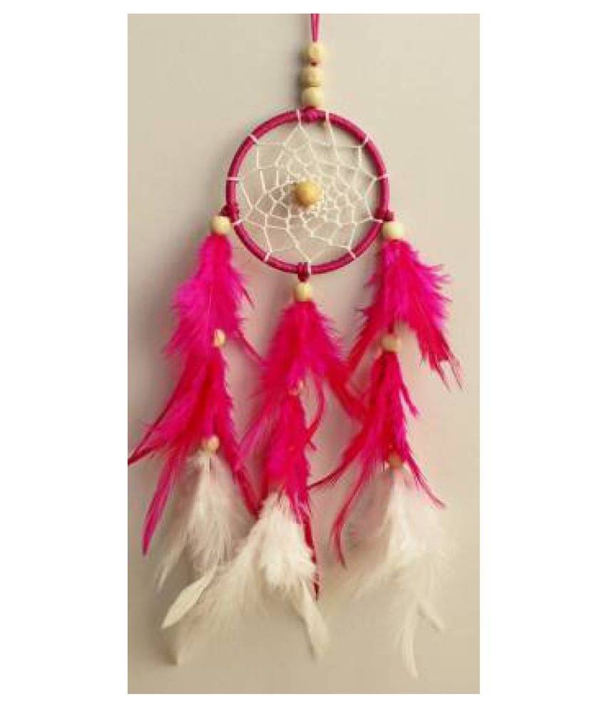     			Lucky Traders Feather Multicolour Dream Catcher - Pack of 1 ( X cms )