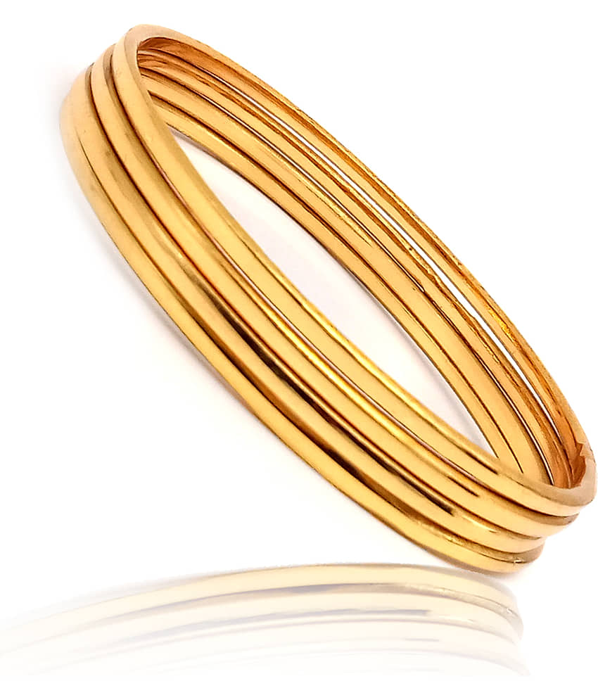 SHANKH-KRIVA - Gold Bangle Set (Pack of 1) - Bangles & Bracelets | Buy online on ZillyBuy