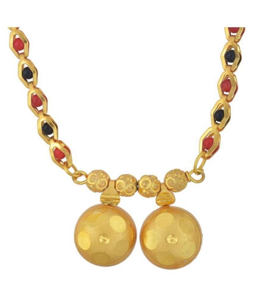 shankhraj mall Golden Mangalsutra ( Pack of 1 ) shankhraj mall Golden Mangalsutra ( Pack of 1 )