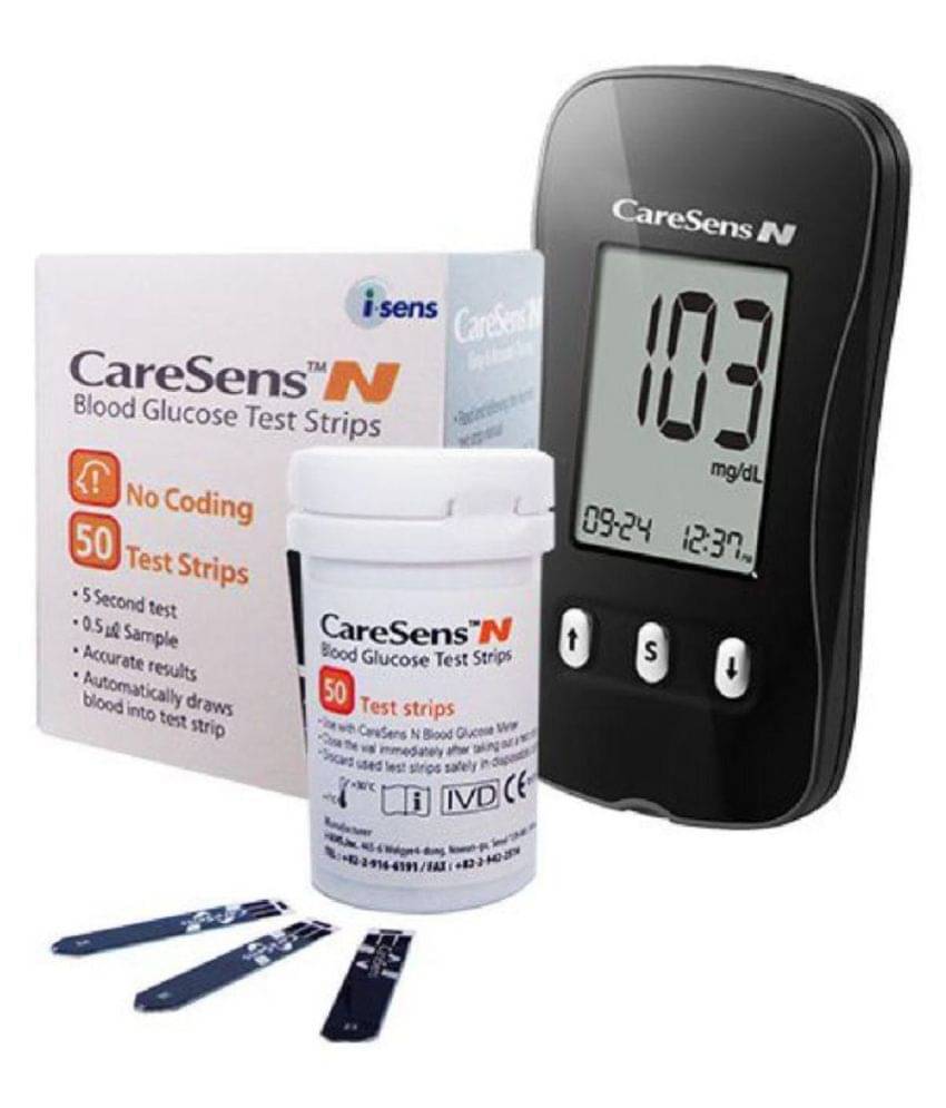 CARESENS N GLUCOMETER WITH 50 STRIPS CARESENS N GLUCOMETER WITH 50 STRIPS
