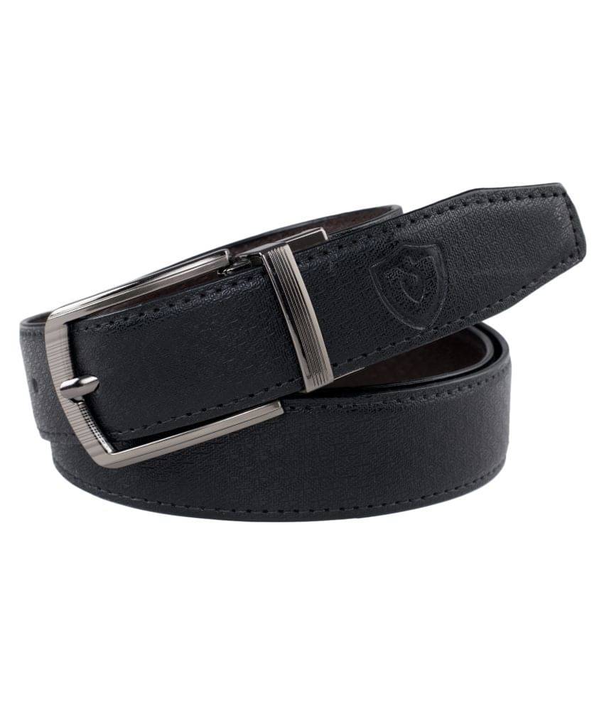 Keviv Black Leather Casual Belt Keviv Black Leather Casual Belt