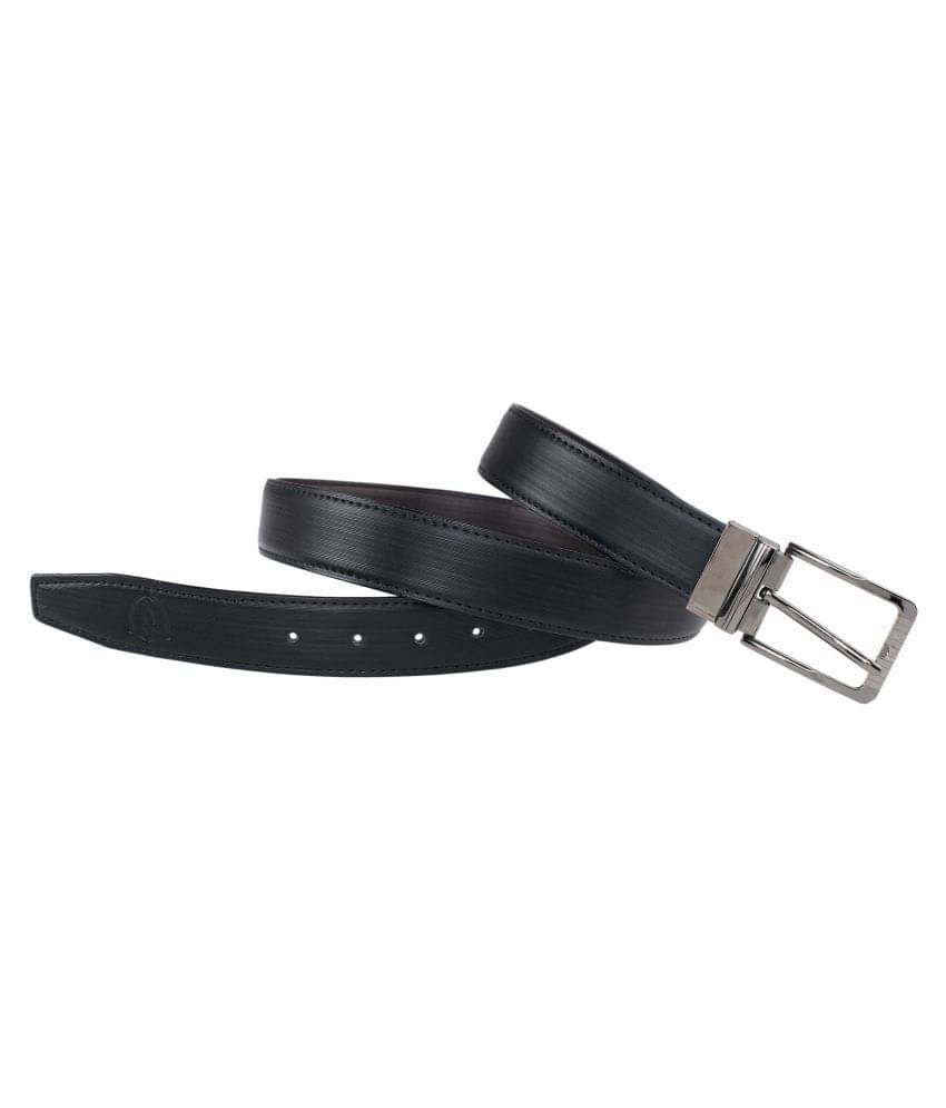 Keviv Black Leather Casual Belt Keviv Black Leather Casual Belt