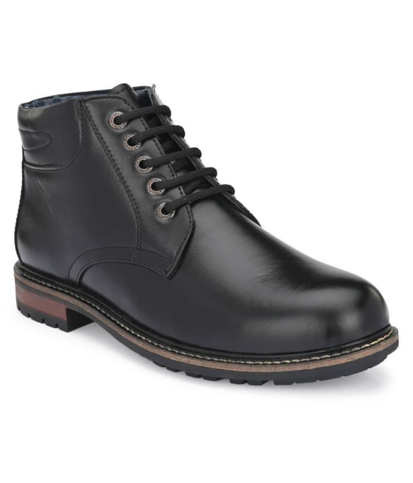 Leeport - Black Men's Chukka Boots