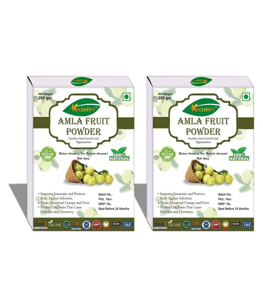     			Kashvy Amla Fruit Powder 400 Gm Pack of 2