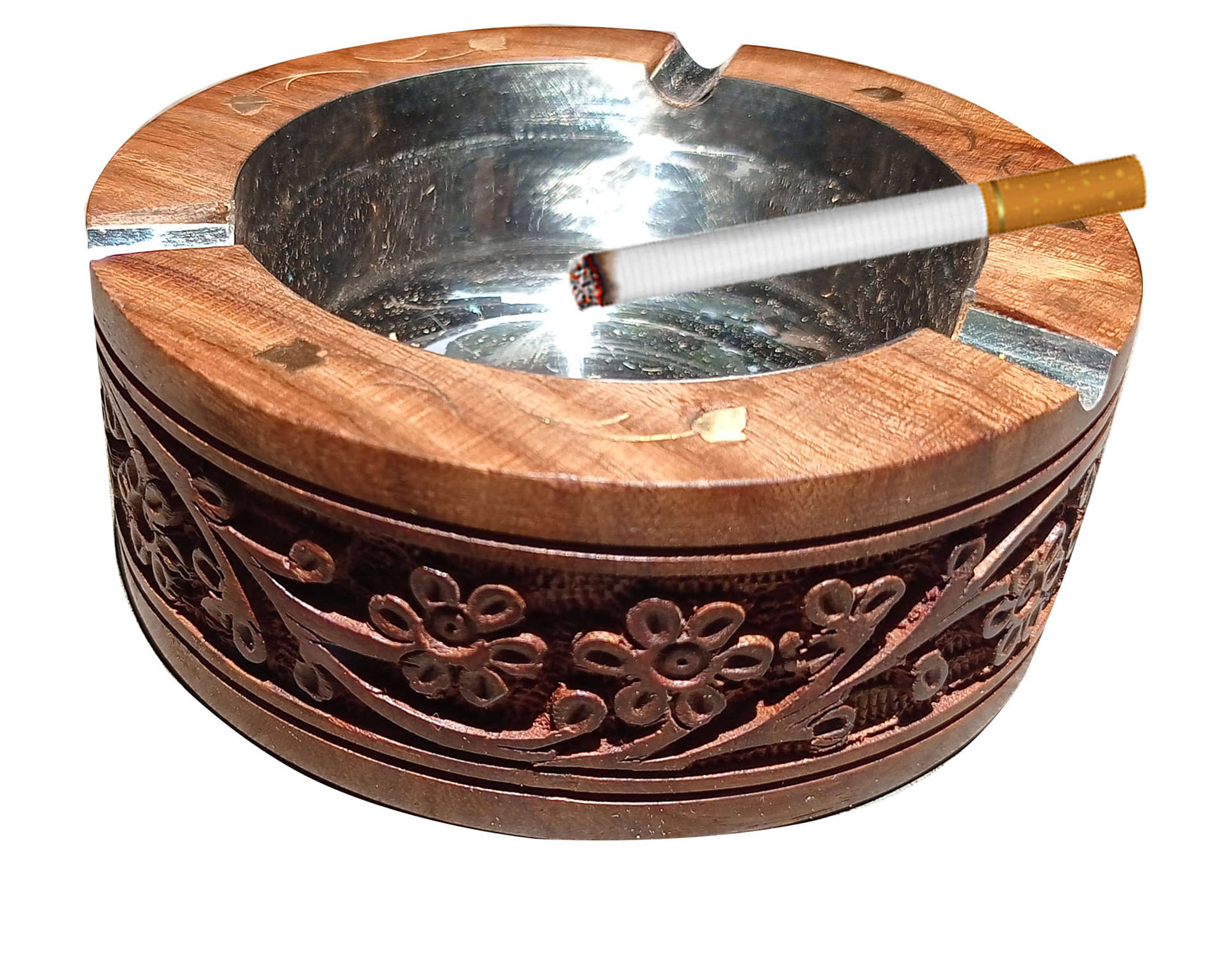 Wooden Ash Tray - Cookware | Buy online on ZillyBuy