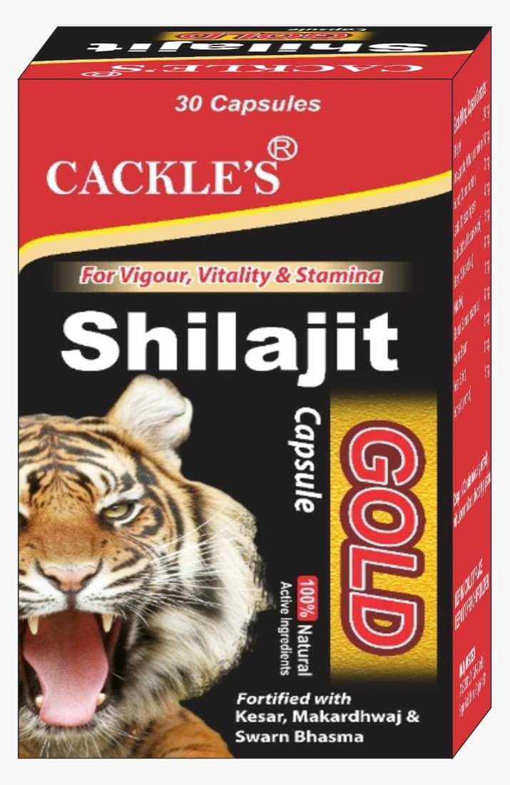 Cackle'S 100% Herbal Shilajit Gold Capsule 60 No.S Cackle'S 100% Herbal Shilajit Gold Capsule 60 No.S